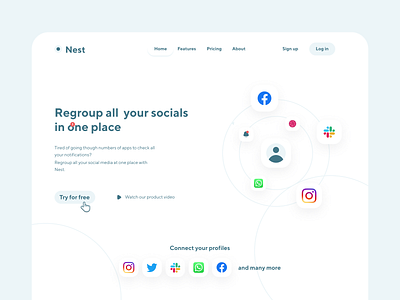 Nest Landing Page