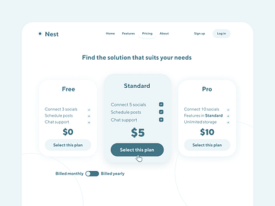 Pricing Page Ui