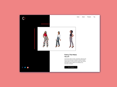 Simple Landing Page dailyui design ui uidesign uiux ux web