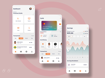 Finance App Concept app design finance app mobile app ui ux