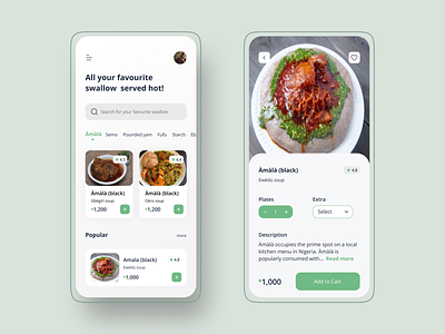 Swallow Food App Exploration app design design food food app health mobile app order restaurant swallow tracking ui uidesign