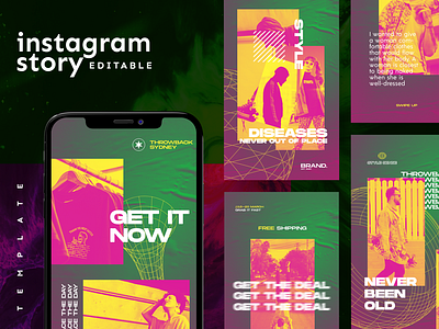 [Duotone] Instagram Stories template