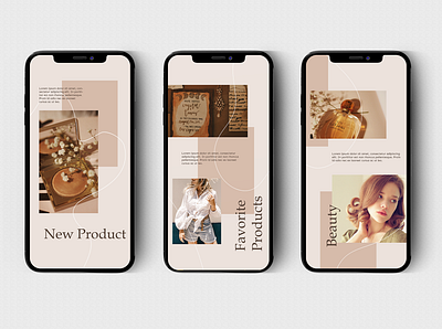 BUNGAH - Instagram Story Template advertising clean design elegant fashion girl instagram instagram stories instagram story instagram template layout modern moodboard simple social media template