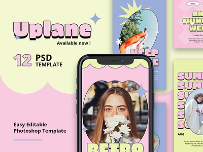 Uplane Retro Instagram Template