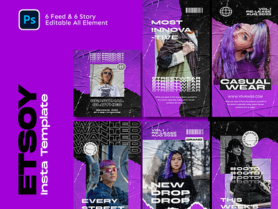 Etsoy Streetwear Instagram Template