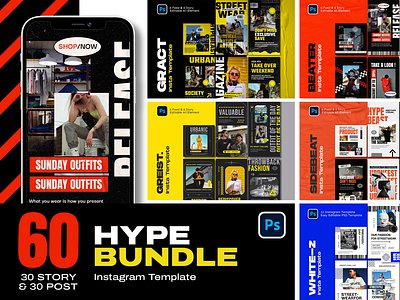 60 Hype Bundle Instagram Template