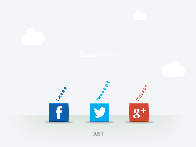 Social Icons blue facebook google googleplus icon icons just like just plus just tweet like plus red social tweet twitter