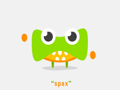 Spax char character little guy monster spax