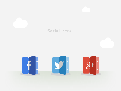 Social Icons (calendar style) calendar facebook google gplus icons social style twitter