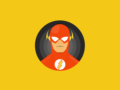 Flash avatar comic dc fast fastest flash hero icon super