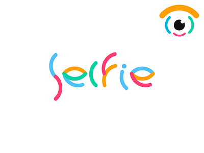 Selfie app eye logo monogram selfeye selfie