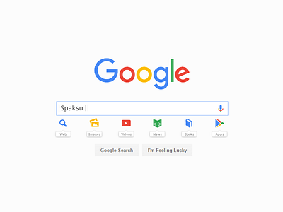 Google with icon