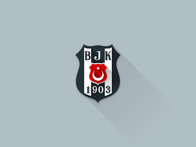 Beşiktaş J.K. Logo Flat 2.0 besiktas bjk black flat flat 2.0 logo white