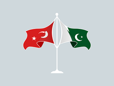 Turkey and Pakistan flag pain pakistan turkey turkish