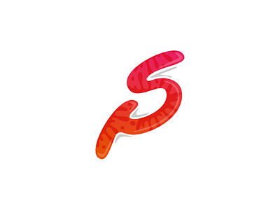 New logo for Spaksu Blog - R2 blog design letter line logo red s sp spaksu splash