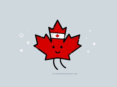 Sporty Canadian canada canadian design flag illustration illustrator minimal minimalist playoff sporty sweet