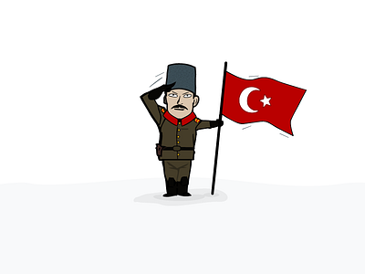 Turkish Soldier (1914) flag mehmetcik soldier turkey turkish