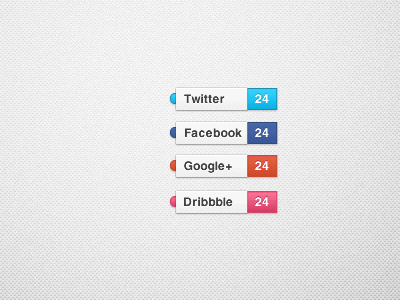 Social Media Buttons (rollover animate) ani animation buton button buttons dribbble facebook google googleplus media rollover social media tweet twitter