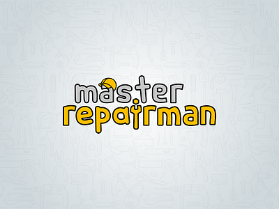 Master Repairman logo master repair repair shop repairing repairman repairs