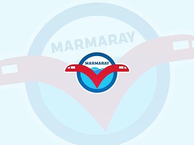 Marmaray #2 Rail Logo Idea design icon logo marmaray metro rail transport transportation tunnel turkey undersea