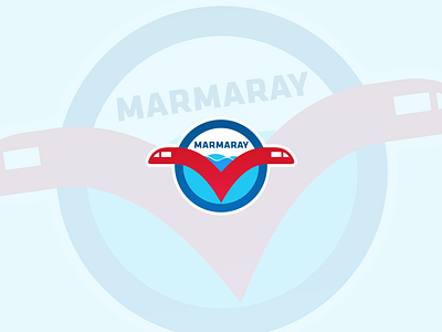 Marmaray #2 Rail Logo Idea design icon logo marmaray metro rail transport transportation tunnel turkey undersea