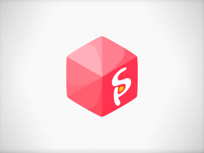 Spaksu Blog Cube 2013 blog cube logo pink spaksu yellow