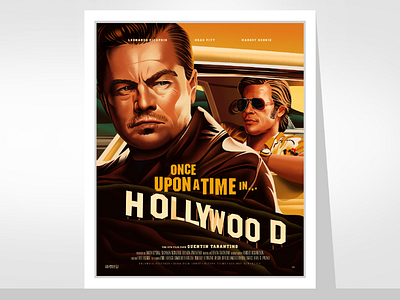 ONCE UPON A TIME IN HOLLYWOOD posterdesign hollywoodseries