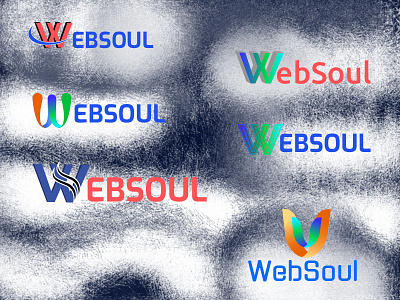 websoul logo branding design illustration logo typography