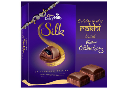 Rakhi Celebration-with Dairy Milk design typography