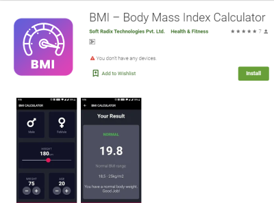 BMI – Body Mass Index Calculator by Soft Radix on Dribbble