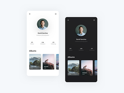 Profile - Photography App