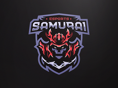 Mascot logo - Samurai