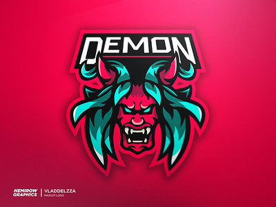 Mascot logo for sale! Demon design esportslogo illustration illustrator logo mascot mascotlogo vector