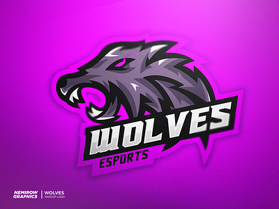 Mascot logo - Wolves design esportslogo illustration illustrator logo mascot mascotlogo vector