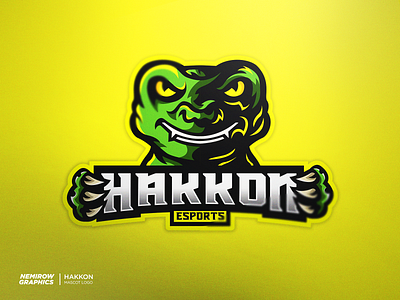 Mascot logo - Hakkon! design esportslogo illustration illustrator logo mascot mascotlogo vector