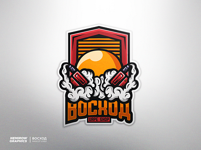 Восход - Mascot logo! design esportslogo illustration illustrator logo mascot mascotlogo vector