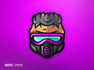 Mascot logo - Cyberpunk design esportslogo illustration illustrator logo mascot mascotlogo vector