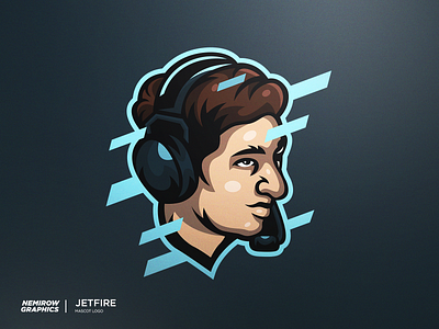 Portrait - JetFire design esportslogo illustration illustrator logo mascot mascotlogo vector