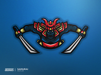 Samurai - mascot logo! design esportslogo illustration illustrator logo mascot mascotlogo vector