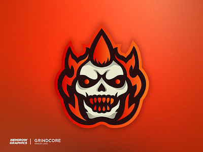 Mascot logo - Fire Punk design esportslogo illustration illustrator logo mascot mascotlogo vector