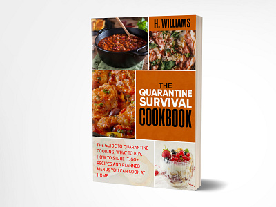 The Quarantine Survival CookBook adobe photoshop book book cover book cover design cookbook ebook ebook cover ebooks fiverr fiverr.com fiverrgigs graphicdesign illustration kindle kindle cover quarantine