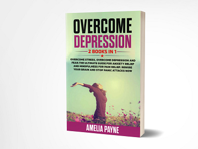 Overcome Depression adobe photoshop book cover book cover design bookdesign branding depression ebook cover fiverr fiverr.com fiverrdesigner fiverrsellers graphicdesign illustration kindlecover overcomedepression stress