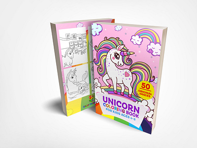 Unicorn coloring Book