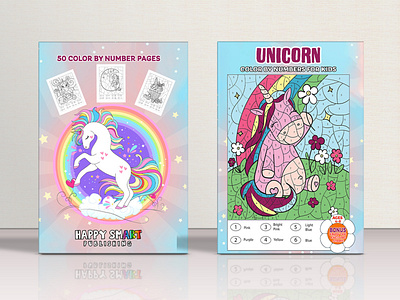 Unicorn Color By Numbers for Kids