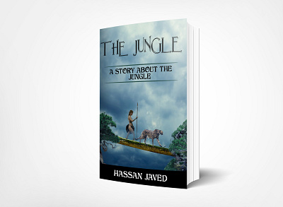 THE JUNGLE BOOK COVER 3dbookcover adobe photoshop book cover book cover design book design ebook cover fiverr fiverr.com graphicdesign illustration kindlecover