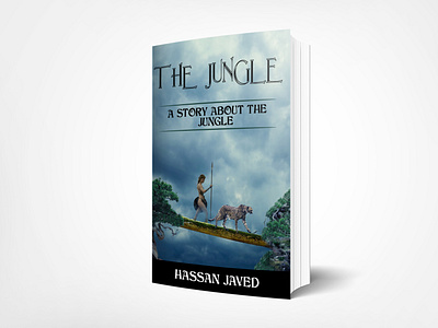 THE JUNGLE BOOK COVER 3dbookcover adobe photoshop book cover book cover design book design ebook cover fiverr fiverr.com graphicdesign illustration kindlecover