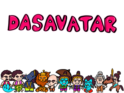 Dasavatar art avatar cartoon concept art digital art illustration procreate