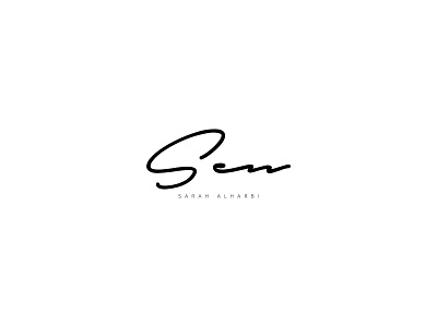 SEN | Sarah Alhrabi branding design logo