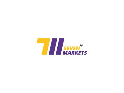 Seven Markets | Super Market Logo branding design logo