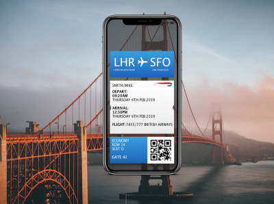 Daily UI 24: Boarding Pass